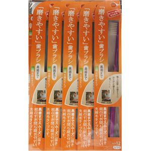 磨きやすい歯ブラシ 先細 LT-12×12本