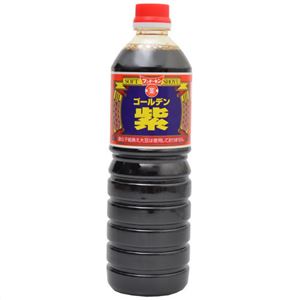 （まとめ買い）フンドーキン ゴールデン 紫 醤油 1L×17セット