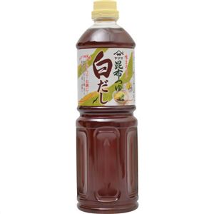 【訳あり・在庫処分】（まとめ買い）ヤマサ 昆布つゆ 白だし 1L×4セット　【賞味期限：2016/11/19】
