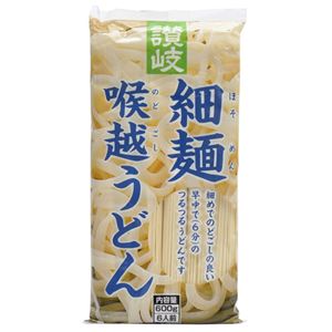 （まとめ買い）讃岐 細麺喉越うどん 6人前 600g×12セット