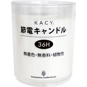 （まとめ買い）節電キャンドル 36H クリア×4セット