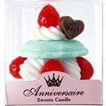 （まとめ買い）kameyama candle house(カメヤマキャンドルハウス) マカロンケーキキャンドル ミント×9セット