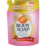 （まとめ買い）WINS(ウインズ) ボディソープ ピーチ つめかえ用 400ml×12セット