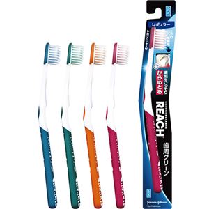 （まとめ買い）リーチ 歯周クリーン レギュラー ふつう×9セット