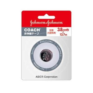 （まとめ買い）非伸縮性粘着テープ コーチ0600 3.8cm幅ブリスターパック(1本入) TJ0600×8セット