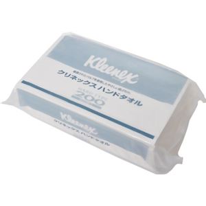 （まとめ買い）クリネックスハンドタオル ハードタイプ 200枚入×12セット