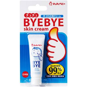 （まとめ買い）チュチュベビー バイバイスキンクリーム(手・からだ用) 10g×4セット