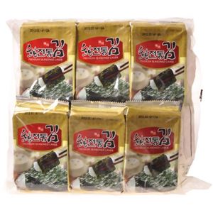 （まとめ買い）ソチョン 韓国伝統味付のり 8切8枚 12パック×7セット