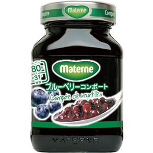 （まとめ買い）マテルネ ブルーベリー コンポート 300g×8セット
