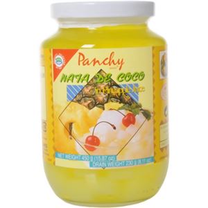 （まとめ買い）パンチー ナタデココ パイナップル果汁漬け 450g×10セット