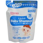 （まとめ買い）ミルふわ ベビーシャンプー髪用 泡タイプ つめかえ用 400ml×4セット