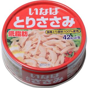 （まとめ買い）いなば とりささみフレーク低脂肪 70g×18セット