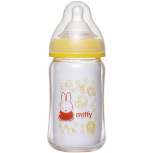 （まとめ買い）チュチュベビー 哺乳びん ミッフィー広口タイプ 耐熱ガラス製 160ml×3セット