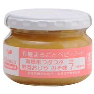 （まとめ買い）有機まるごとベビーフード 有機米つぶつぶ野菜おじや みそ味 100g 7ヶ月頃から×9セット