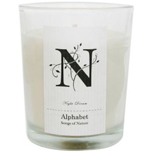 （まとめ買い）ソングスオブネイチャー アルファベットフレグラントキャンドル Night Dream 70g×5セット