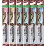 （まとめ買い）エビス オラクルハブラシ・コンパクト ふつう 6本組×3セット