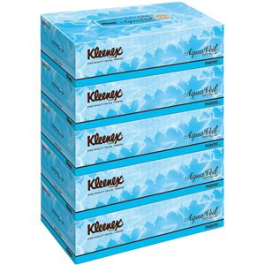 【訳あり・在庫処分】（まとめ買い）クリネックスティシュー アクアヴェール 360枚(180組)×5個パック×9セット