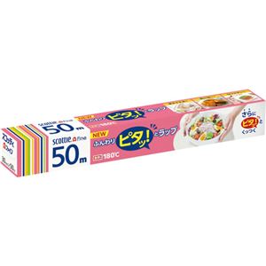 （まとめ買い）スコッティ ファイン ふんわりピタッとラップ 30cm×50m×13セット