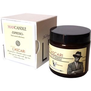 （まとめ買い）L'ASCARI(ラスカリ) MAN candles LA02ES Espresso 90g×2セット