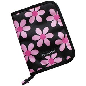 （まとめ買い）Hanna Hula(ハンナフラ) マルチケースL レトロフラワーピンク×2セット