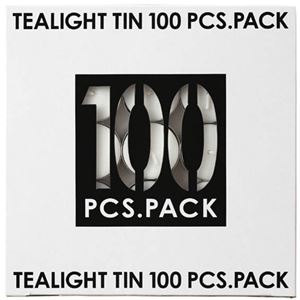 （まとめ買い）ティーライトティン 100個入×3セット