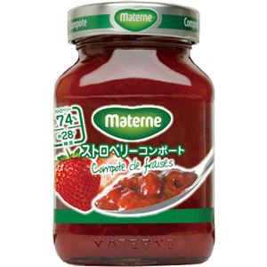 （まとめ買い）マテルネ ストロベリー コンポート 300g×6セット