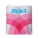 （まとめ買い）夕顔 パピルス トイレットロール ダブル 4ロール×19セット