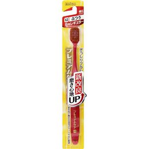 （まとめ買い）エビス プレミアムケアハブラシ ふつう×6セット