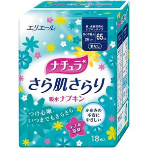 （まとめ買い）ナチュラ 快適さらり 吸水ナプキン 中量用 18枚×8セット