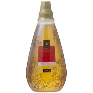 （まとめ買い）日新蜂蜜 純粋はちみつ 1kg×4セット