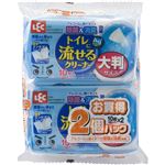（まとめ買い）トイレに流せるクリーナーAg+ 大判サイズ 10枚入×2個パック×9セット