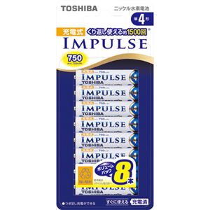 （まとめ買い）東芝 ニッケル水素充電池 単4形8本 TNH-4A 8P×3セット