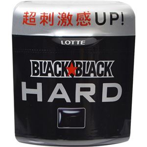 （まとめ買い）【ケース販売】ロッテ ブラックブラック ハード ミニボトル 51g×8個×8セット