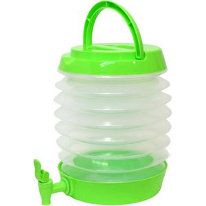 （まとめ買い）永光 たためるウオーターサーバー5.5L グリーン×2セット