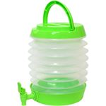 （まとめ買い）永光 たためるウオーターサーバー5.5L グリーン×2セット