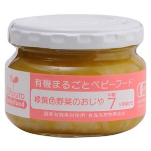 （まとめ買い）有機まるごとベビーフード 緑黄色野菜のおじや 100g 7ヶ月頃から×9セット