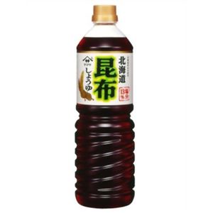 （まとめ買い）ヤマサ 北海道昆布しょうゆ 1L×6セット