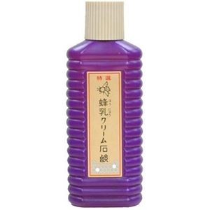 （まとめ買い）蜂乳 クリーム石鹸(特選) 200ml×7セット