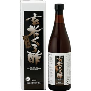 （まとめ買い）薩摩産 古式玄米くろ酢 720ml×2セット