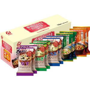 （まとめ買い）アマノフーズ 愛情そのままおみそ汁 5種セット 10袋入×6セット