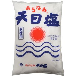 （まとめ買い）あらなみ天日塩 お徳用 4kg×4セット