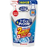 （まとめ買い）ティンクル トイレ用 直射・泡 2wayスプレー つめかえ用 フローラルの香り 250ml×10セット