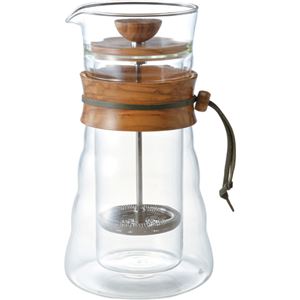 ハリオ ダブルグラスコーヒープレス DGC-40-OV 400ml