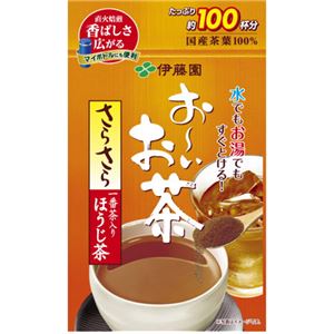 （まとめ買い）伊藤園 おーいお茶 お-いお茶さらさらほうじ茶 80g×4セット