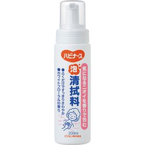 （まとめ買い）ハビナース 気になるニオイを香りで包む清拭料 泡タイプ×4セット