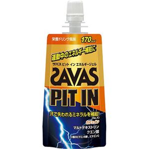 （まとめ買い）ザバス ピットインエネルギージェル 栄養ドリンク風味×8個×3セット