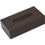 （まとめ買い）nurimono-zakka ティッシュBOXカラー ブラウン×3セット