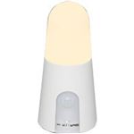 （まとめ買い）アイリスオーヤマ 乾電池式屋内センサーライト スタンドタイプ 電球色 BSL40SL-W ホワイト×3セット