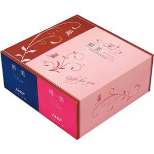 （まとめ買い）エルモア 絹美 ギフトセット 400枚(200組)×2個×12セット