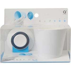 （まとめ買い）サンエイ MOG マグネットコップ PW6810-W4 ホワイト×6セット